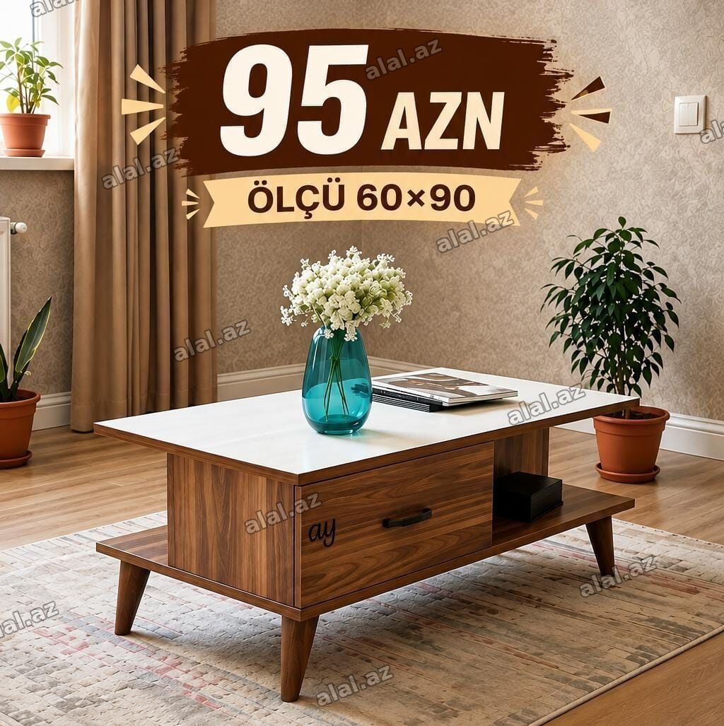 Düz masa, Açılmayan, Təkərsiz, Zəmanətsiz