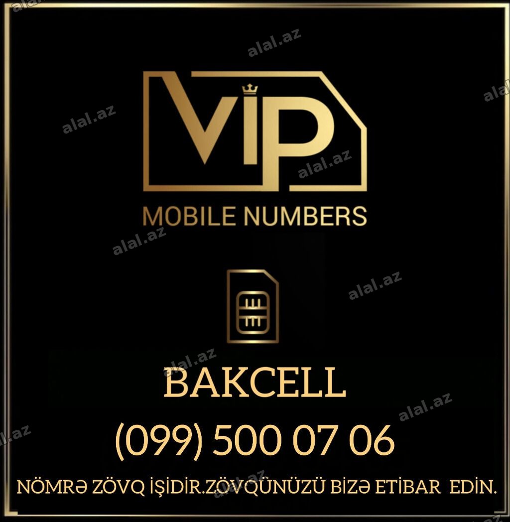 Nömrə: ( 099 ) ( 5000706 ), Yeni