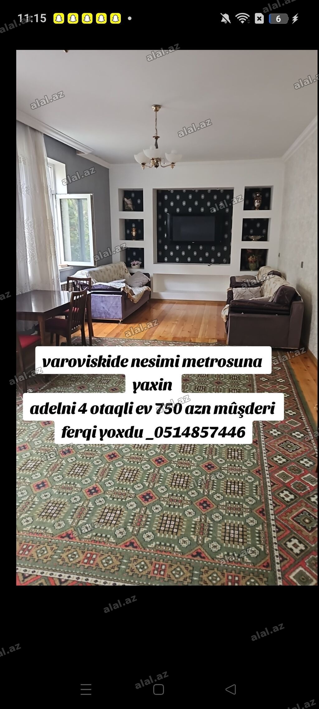 120 kv. m, 4 otaqlı, Kanalizasiya, İnternet, Telefon