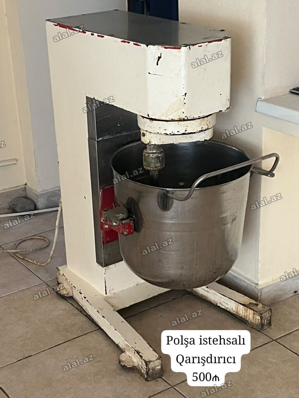 Polşa istehsalı sənaye tipli qarışdırıcı (mikser) - Güclü stasionar