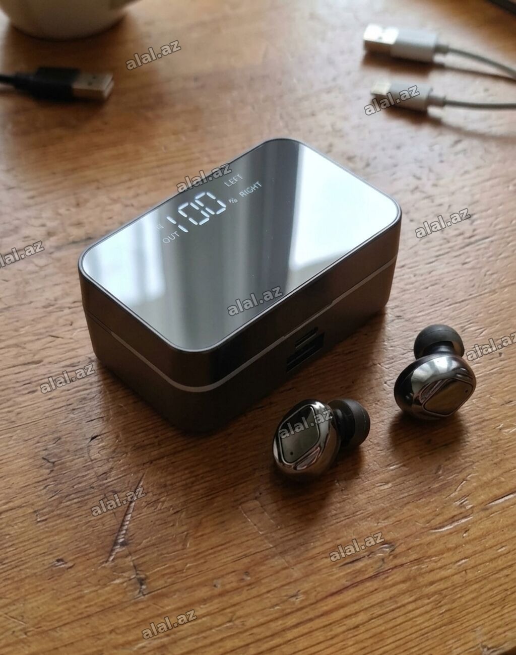 Yeni M90 Wireless Bluetooth Qulaqlıq (Powerbank funksiyalı / Tam