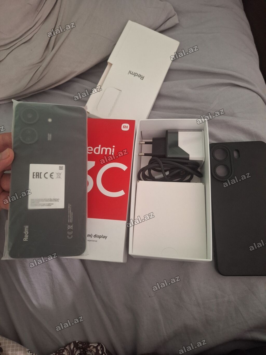 Redmi 13C, 256 GB, rəng - Qara, Zəmanət
