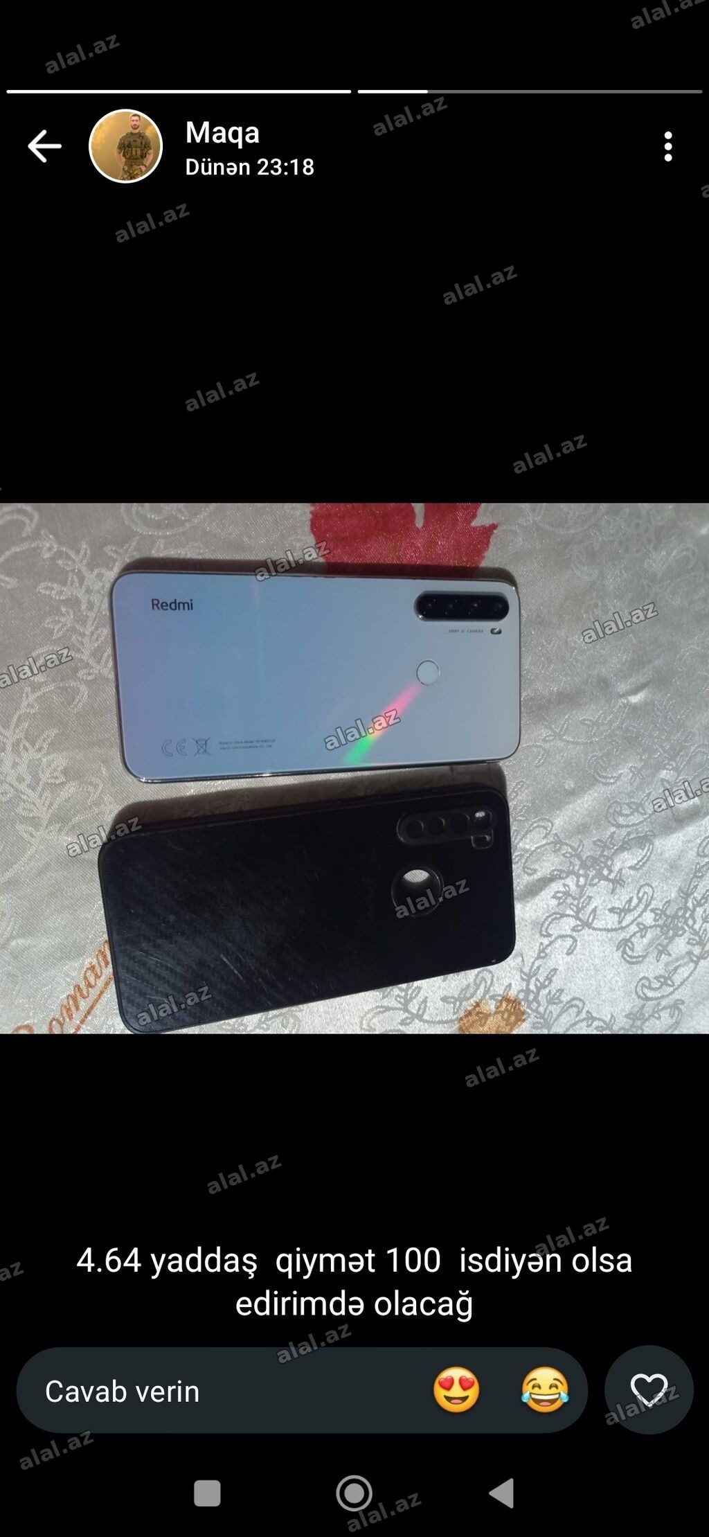 Redmi 8, 64 GB, rəng - Mavi, Barmaq izi
