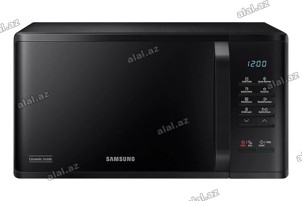 Mikrodalğalı soba Samsung, Mikrodalğalar ilə, rəng - Qara, Yeni