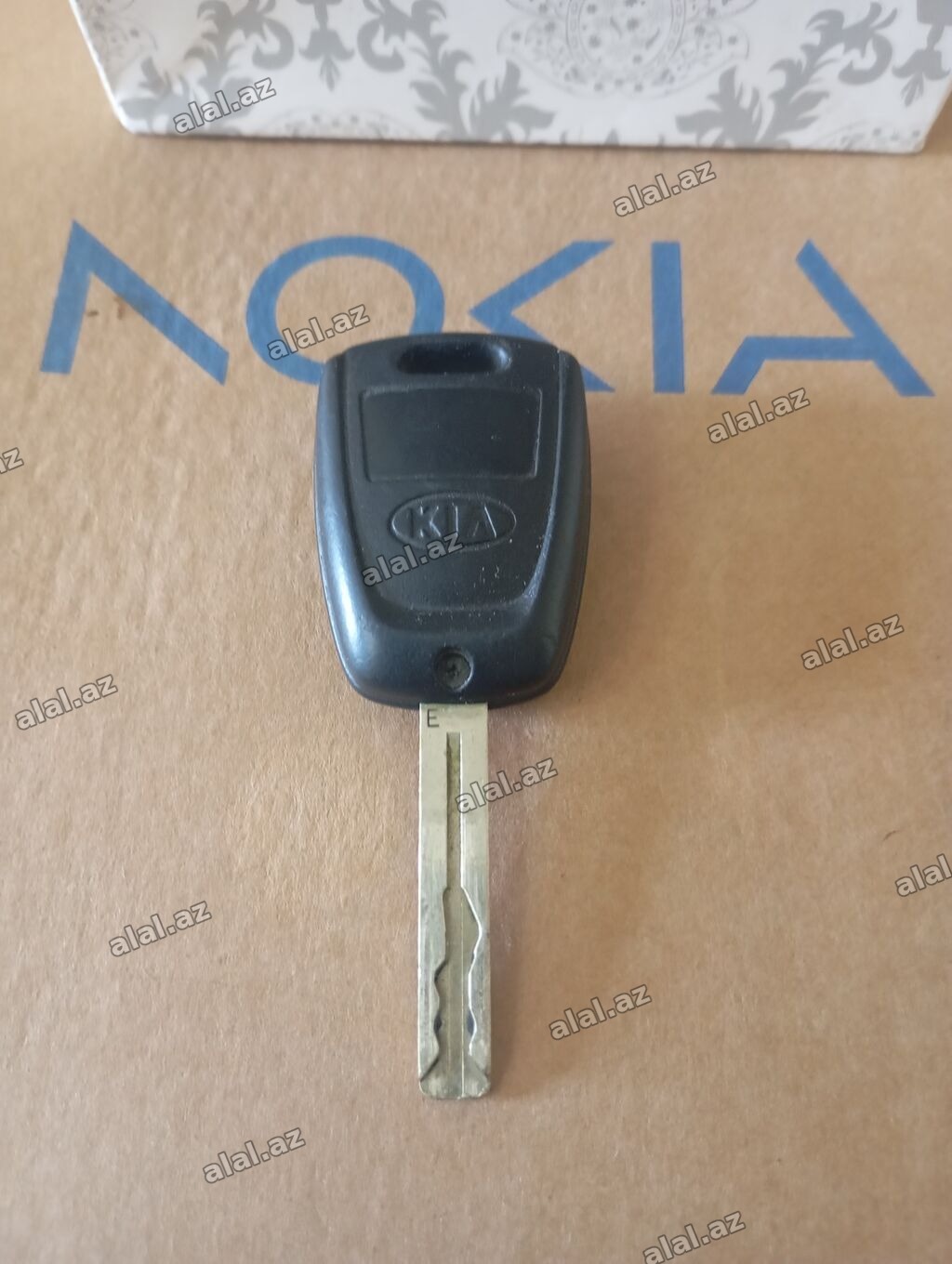 Kia avtomobilləri üçün orijinal tip açar və pult - Mexaniki bıçaqlı