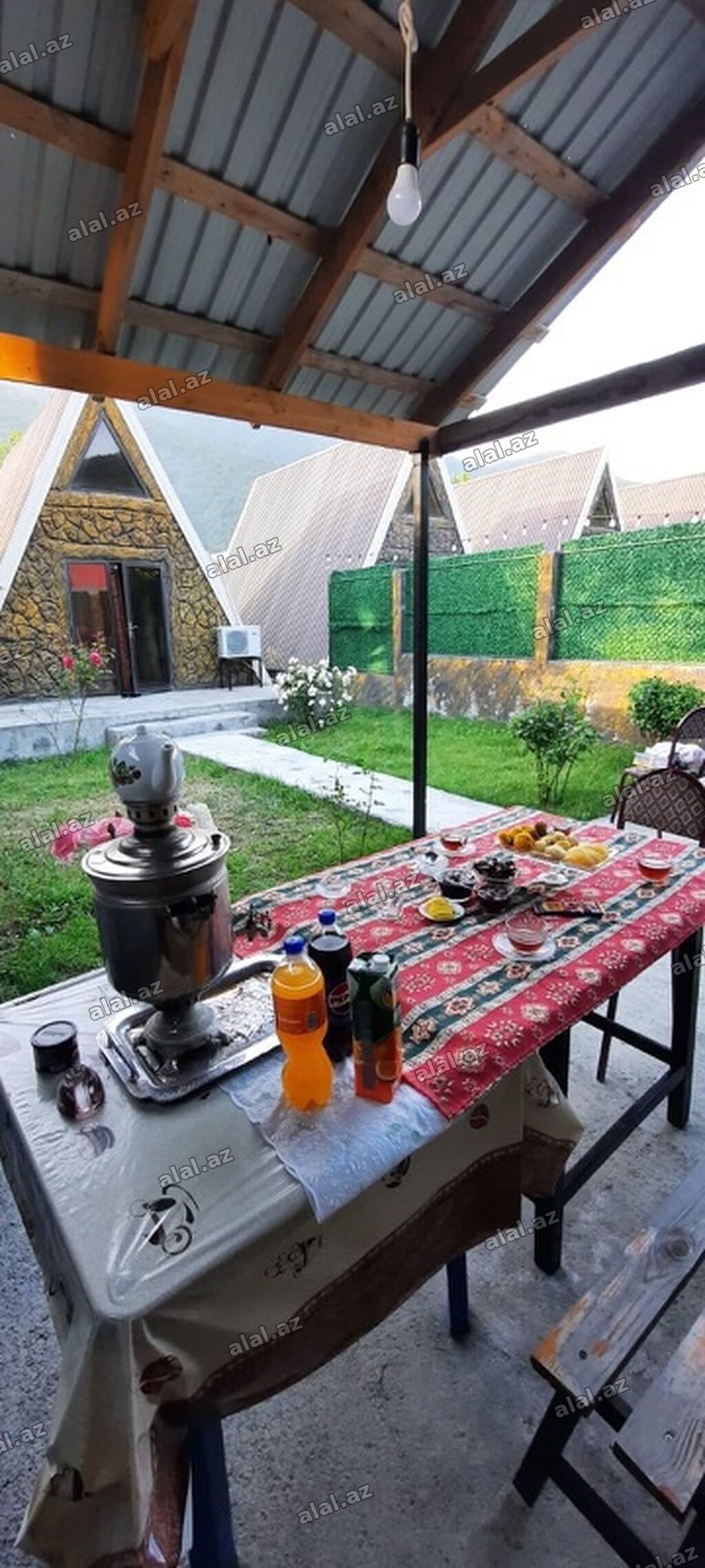 Qaxda A‑Frame tipli dağ evi – gündəlik istirahət üçün - Üslub: trapes