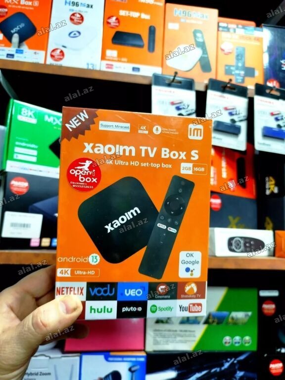 Yeni Smart TV boks Google TV 2 GB / 16 GB, Android, Ünvandan götürmə, Pulsuz çat
