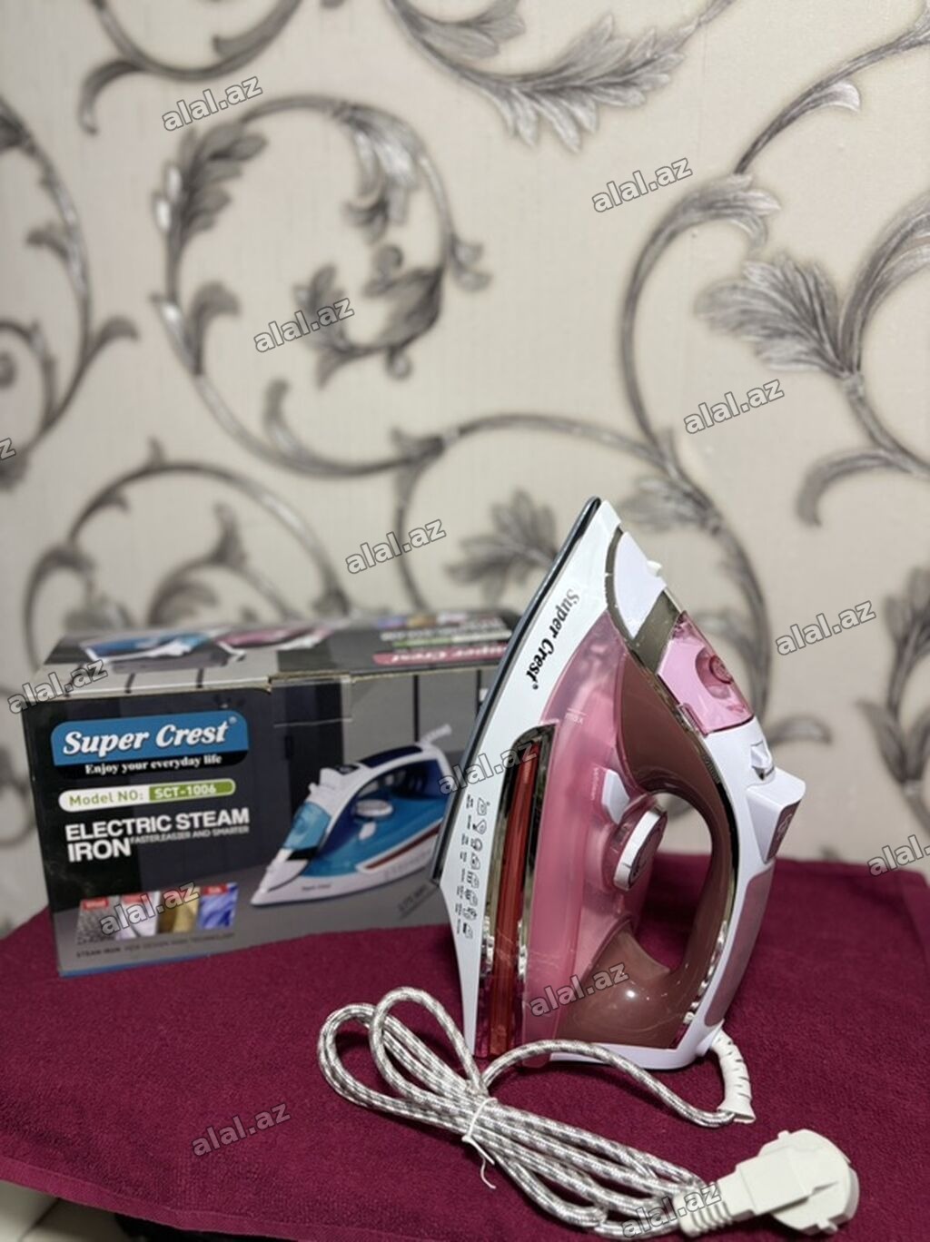 Super Crest SCT-1006 elektrik buxarlı ütü - Güclü buxar sistemi