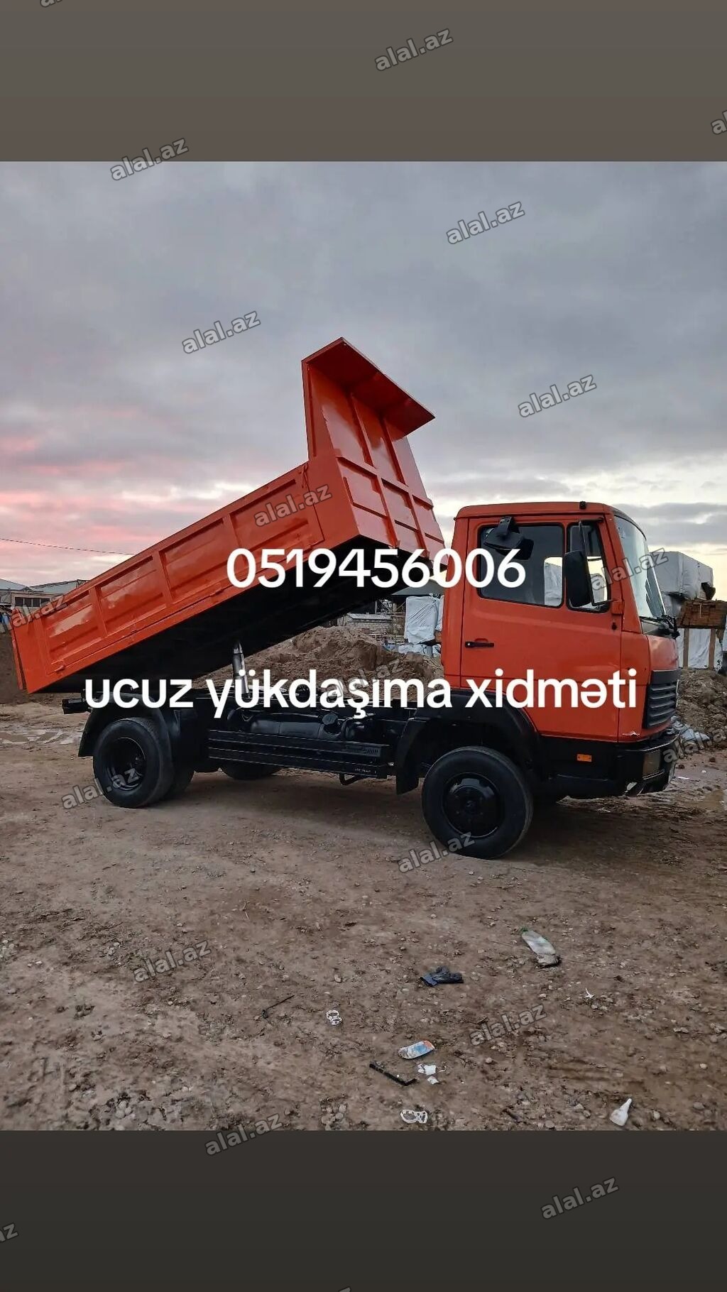 Bütün növ tullantı və zibillərin söküntülərin daşınması xidməti bütün