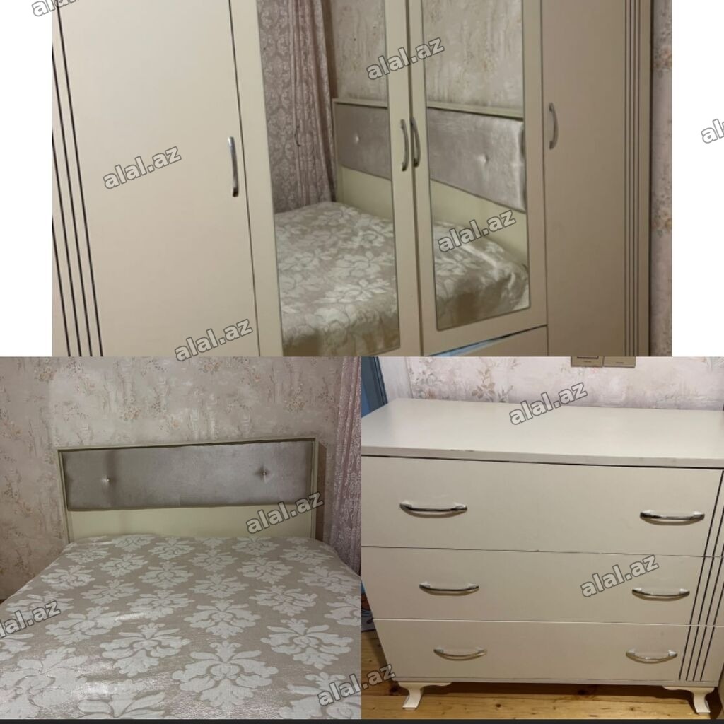 İkinəfərlik çarpayı, Termo, 2 tumba, Dolab, İşlənmiş