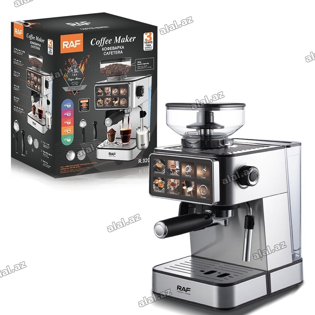KOFE BIŞIRƏN + ÜYÜDƏN APARAT ☕ RAF R.0206 Avtomatik Kofe Maşını 🔥