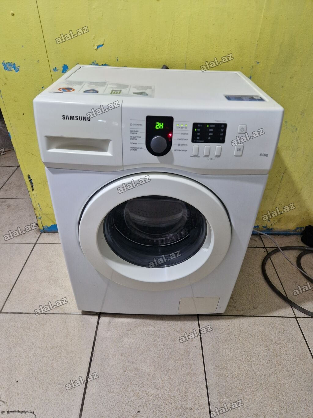 Paltaryuyan maşın Samsung, 6 kq, İşlənmiş, Avtomat, Kredit yoxdur, Ödənişli çatd