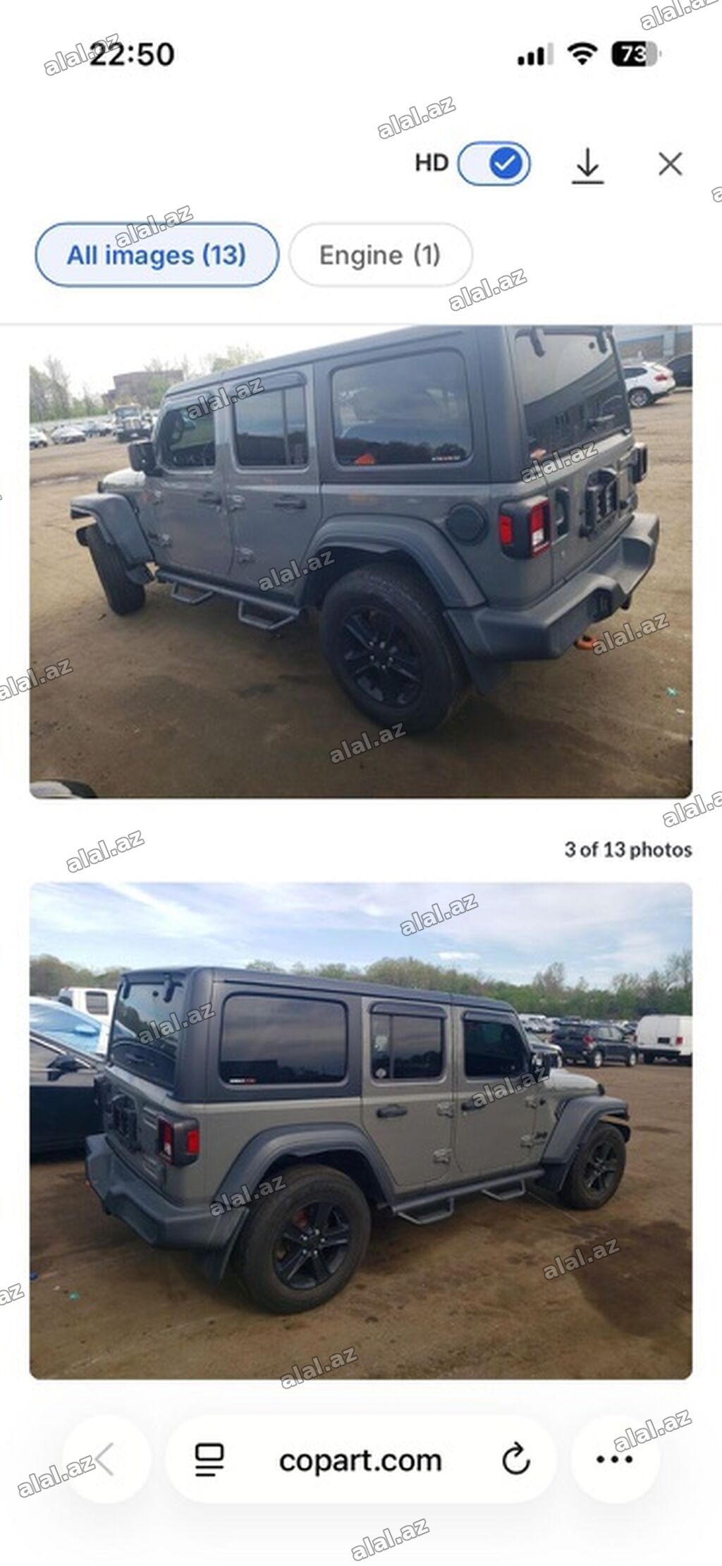 Jeep Wrangler padnosqa satilir idial vezyetde