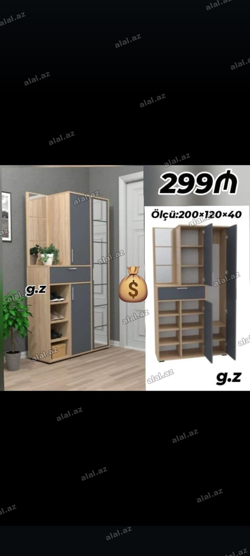 Dehliz dolab sifarişlə hazırlanır