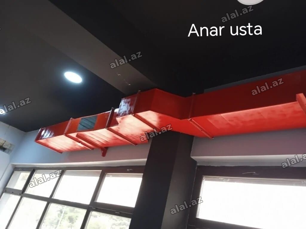 Havalandırma və tüstü boruları – istehsal və quraşdırma xidməti -