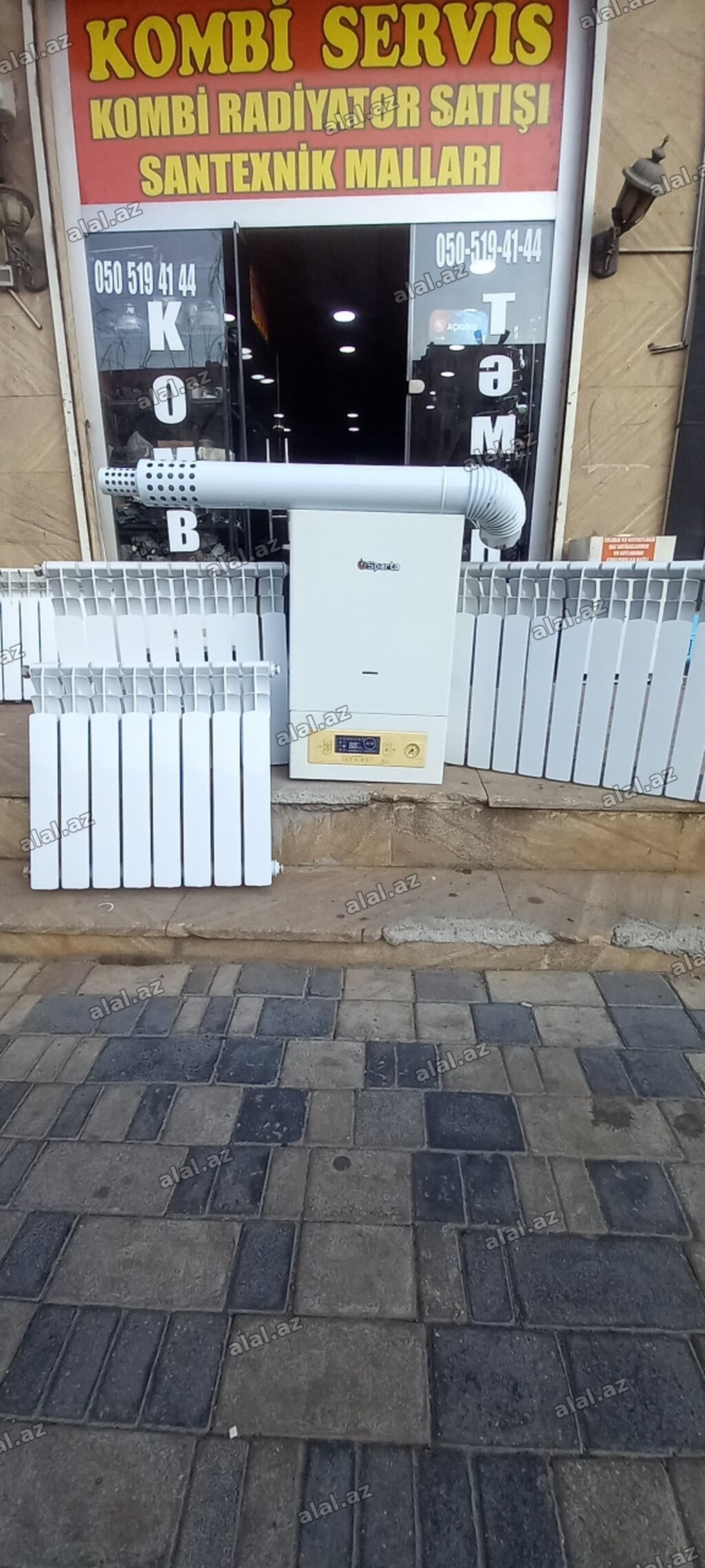 İşlənmiş Kombi 24 kVt, Ünvandan götürmə, Ödənişli quraşdırma, Zəmanətli, Kredit 