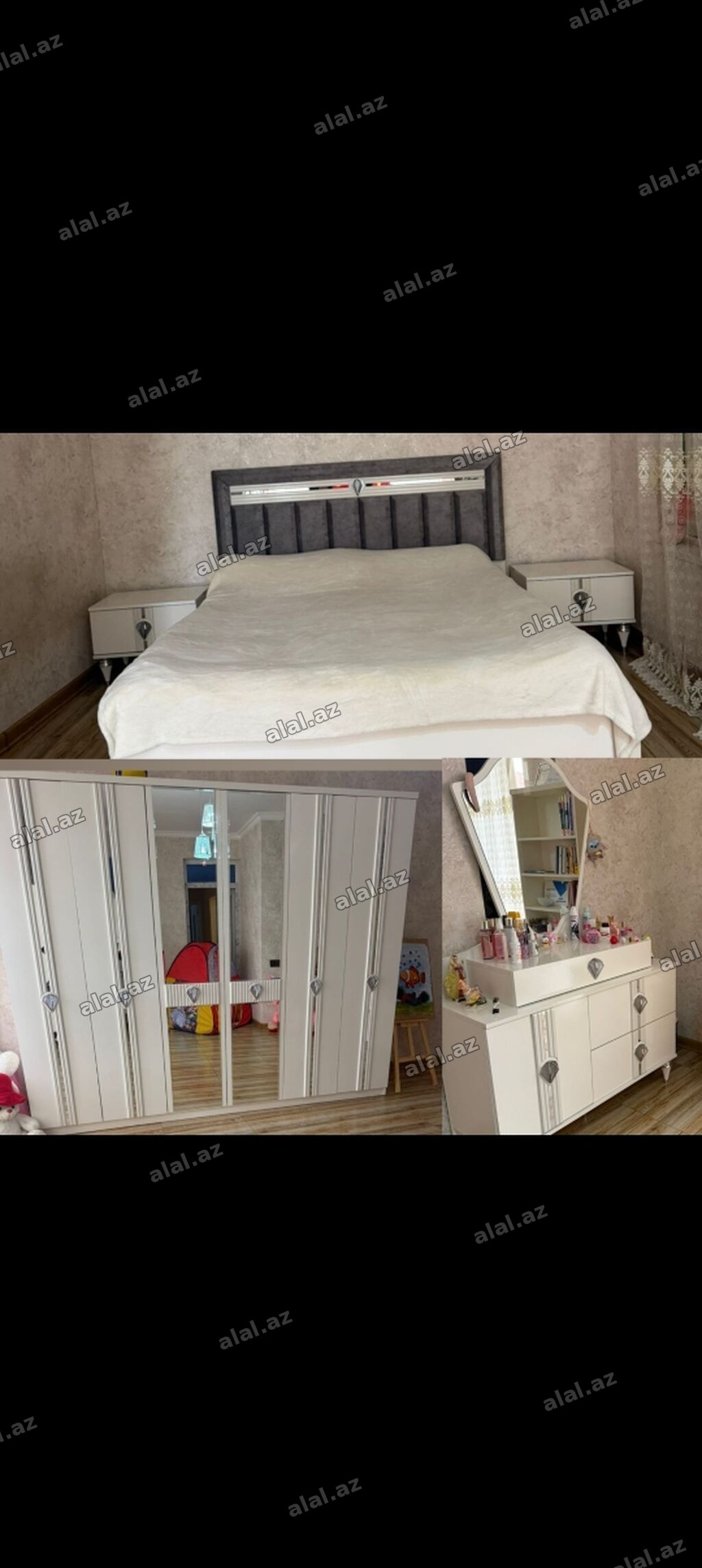 Yataq dəsti satılır 650₼. Matrası var.Ünvan Xırdalan