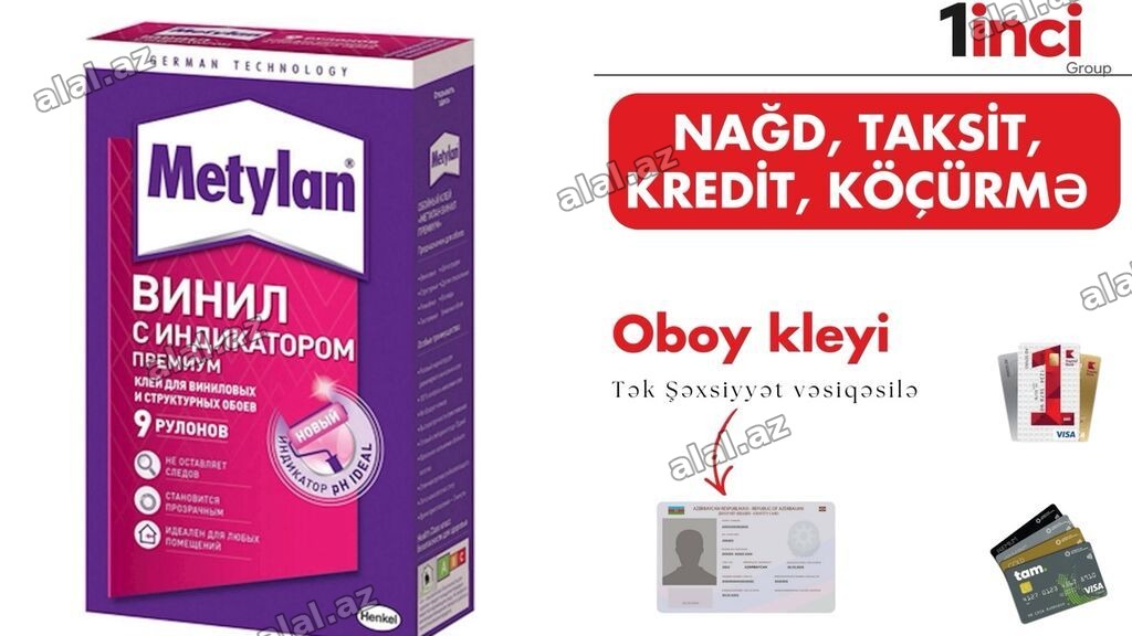 Metylan Vinil Premium – indikatorlu divar kağızı (oboy) kleyi