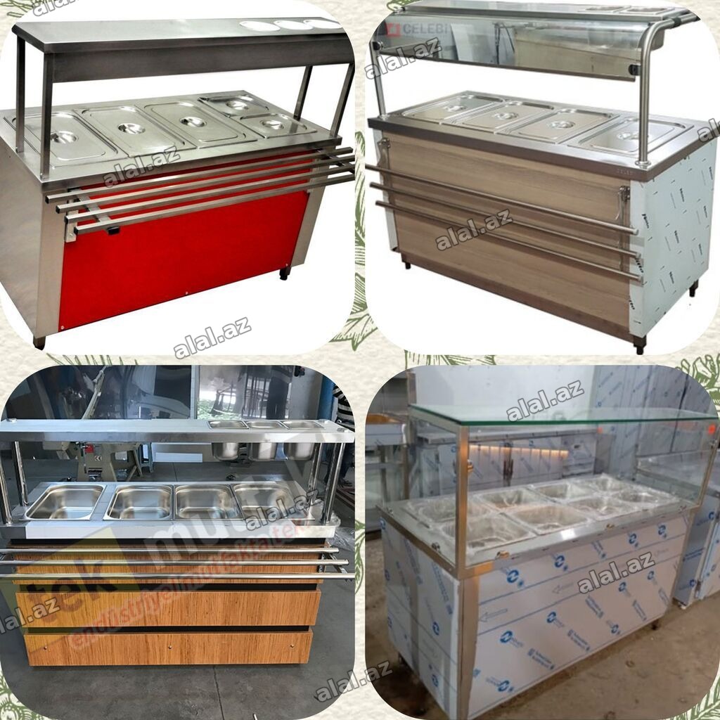 İsti yemək vitrini – bufet xətti Məhsul təsviri: - Restoran
