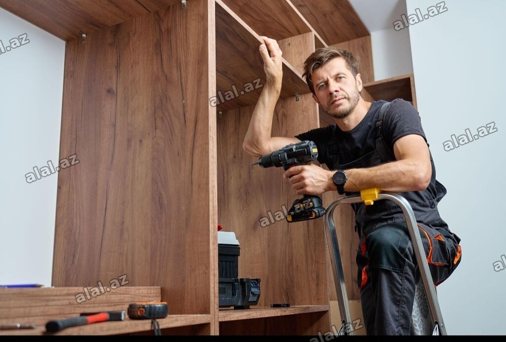 Mebel yığımı və quraşdırılması xidməti - Mətbəx mebeli, qarderob