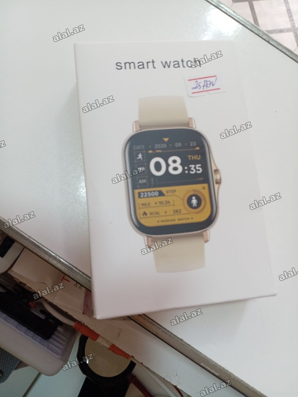 Yeni, Smart saat, Sensor ekran, rəng - Qızılı