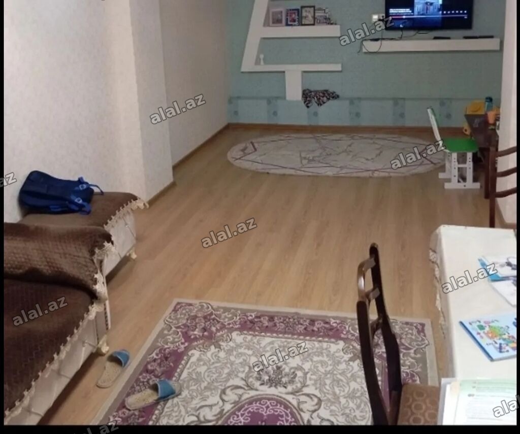 3 otaqlı mənzil – zövqlü dizayn və səliqəli planlama - Geniş zal