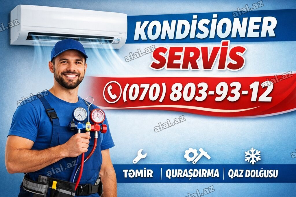 Kondisioner servis, kondisioner ustası, kondisioner təmiri