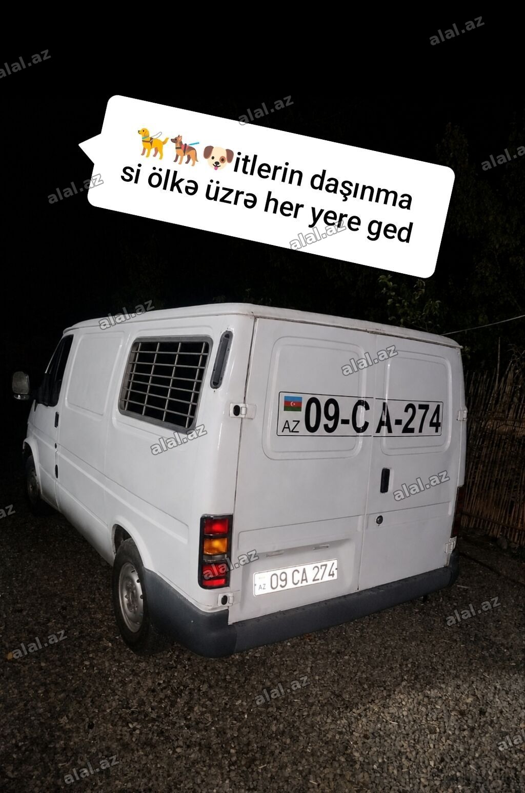 Heyvanların daşınması xidməti İtlərin və digər ev heyvanlarının