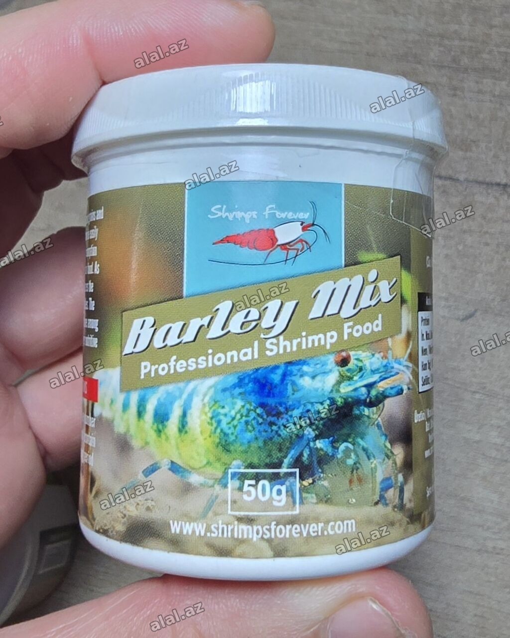 Profesional krevetka yemləri Shrimps Forever Barley Mix 50g - Tərkib