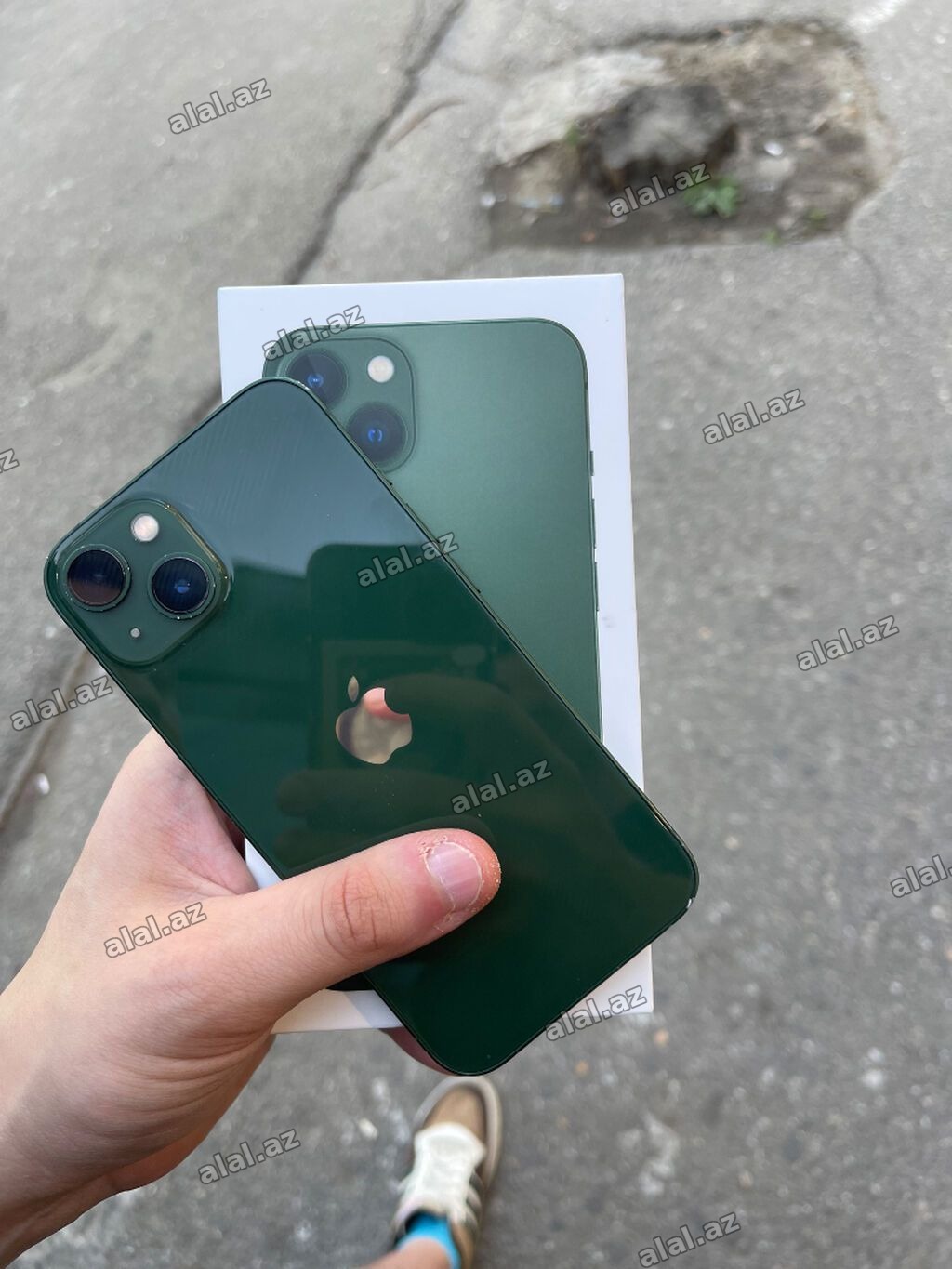 IPhone 13, 128 GB, Yaşıl, Barmaq izi, Face ID