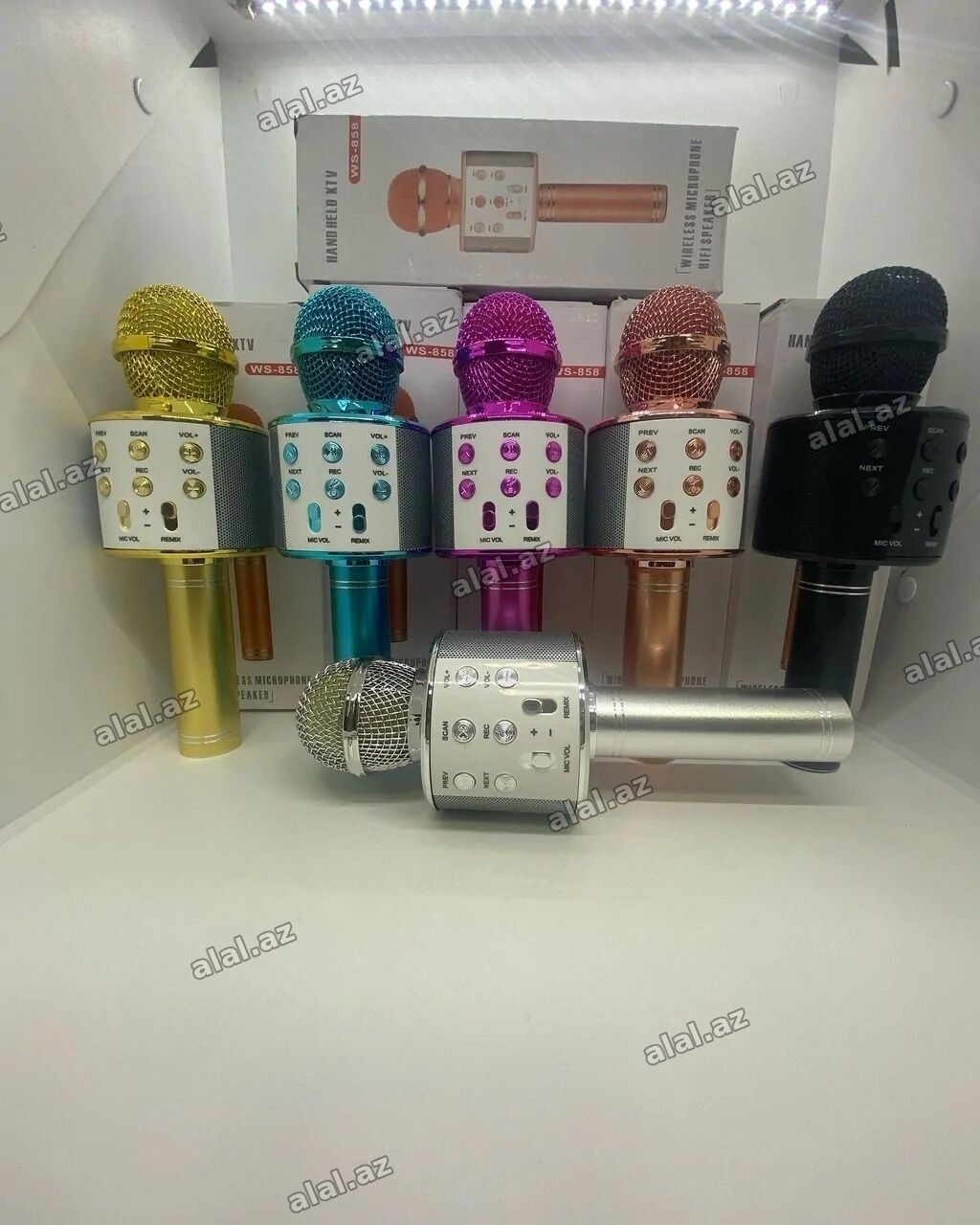 Ws-858 Bluetooth mikrafon kalonka. Endirim 30Yox 15Azn✅ ✅Mikrafon