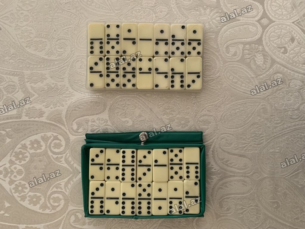 Domino dəsti - Klassik 0–6 domino daşları komplekti - Açılıb-bağlanan
