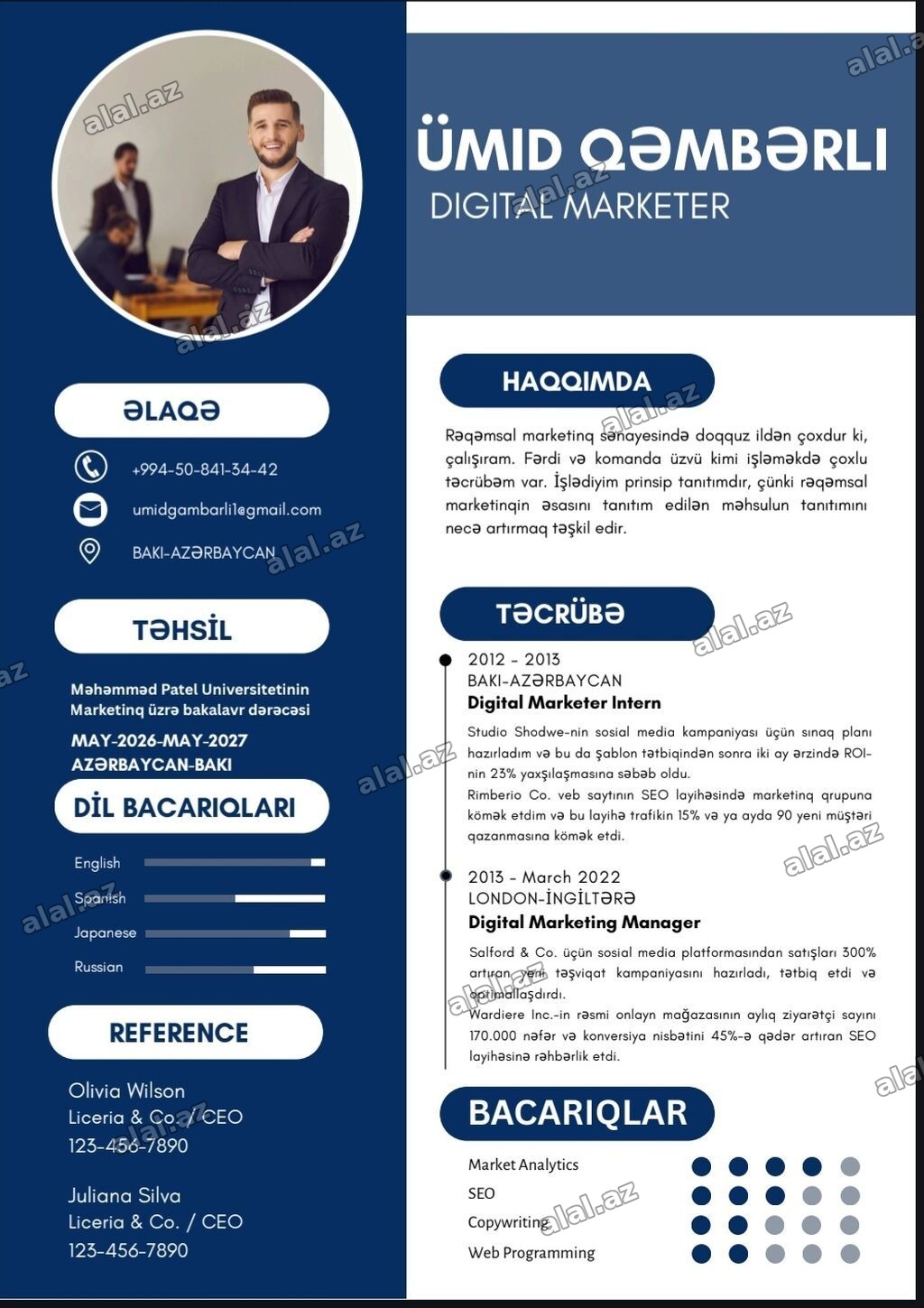 Cv hazirlanmasi