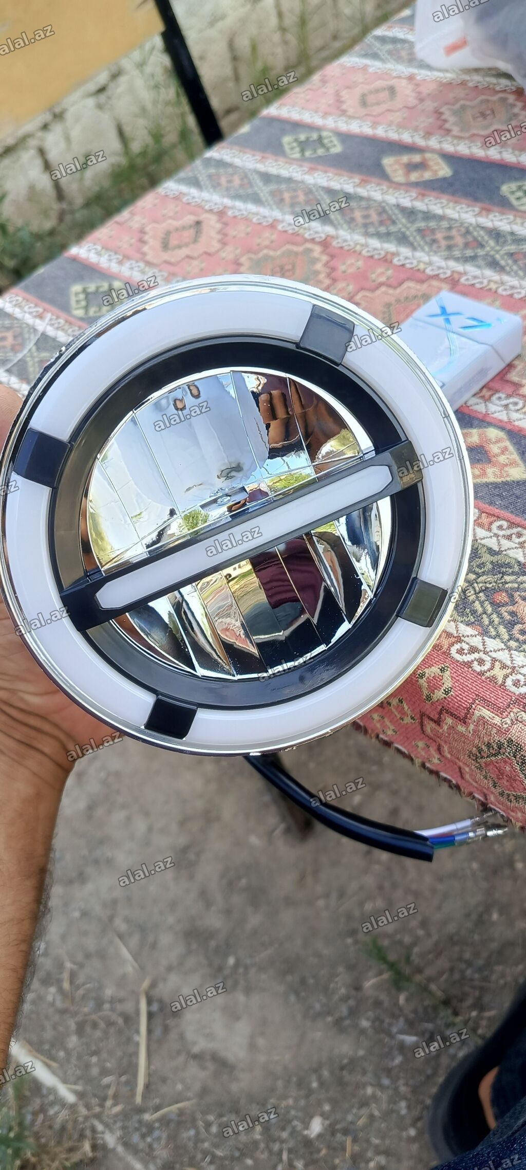 Motosiklet üçün LED ön far (projektor tipli) təzədir isdifadə