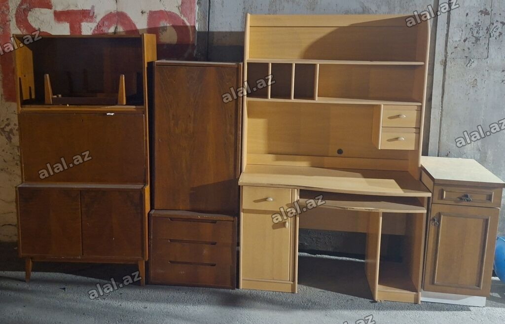 Ofis/mebel dəsti – iş masası və şkaf-modullar Tərkib: - Geniş iş