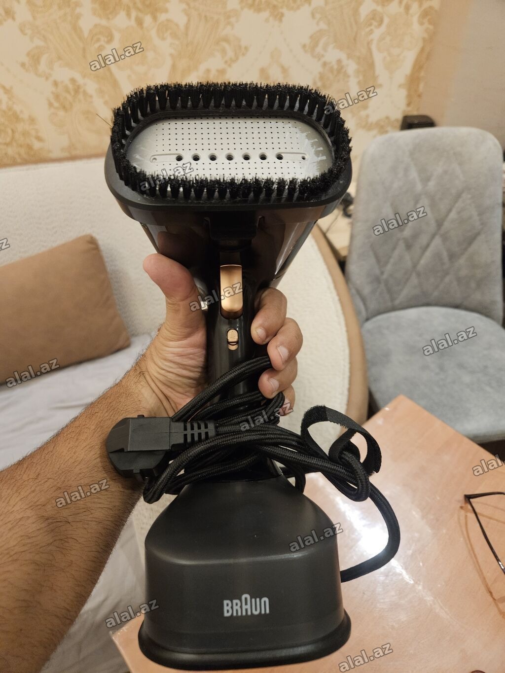 Yenidir hec istifade edilmeyib Braun QuickStyle 7 geyim buxarlayıcısı