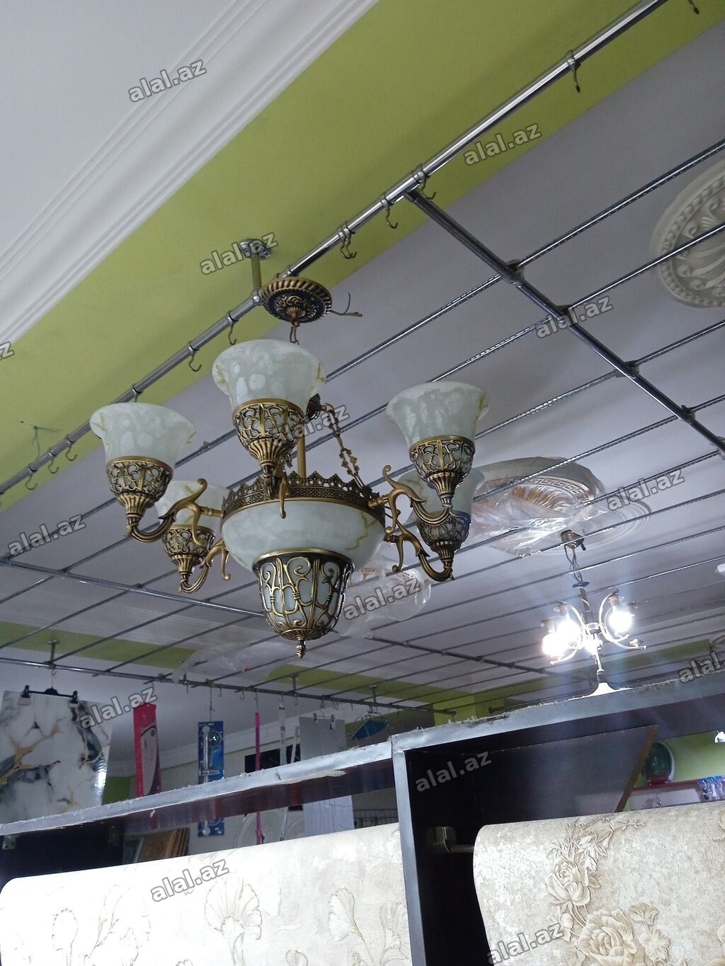 Çılçıraq, 6 lampa, Metal