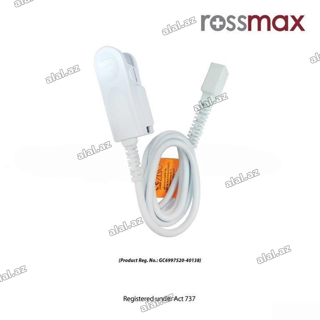 Nəbz oksimetri "ROSSMAX"Əsas Xüsusiyyəti: Əl tipli dizayn – portativ