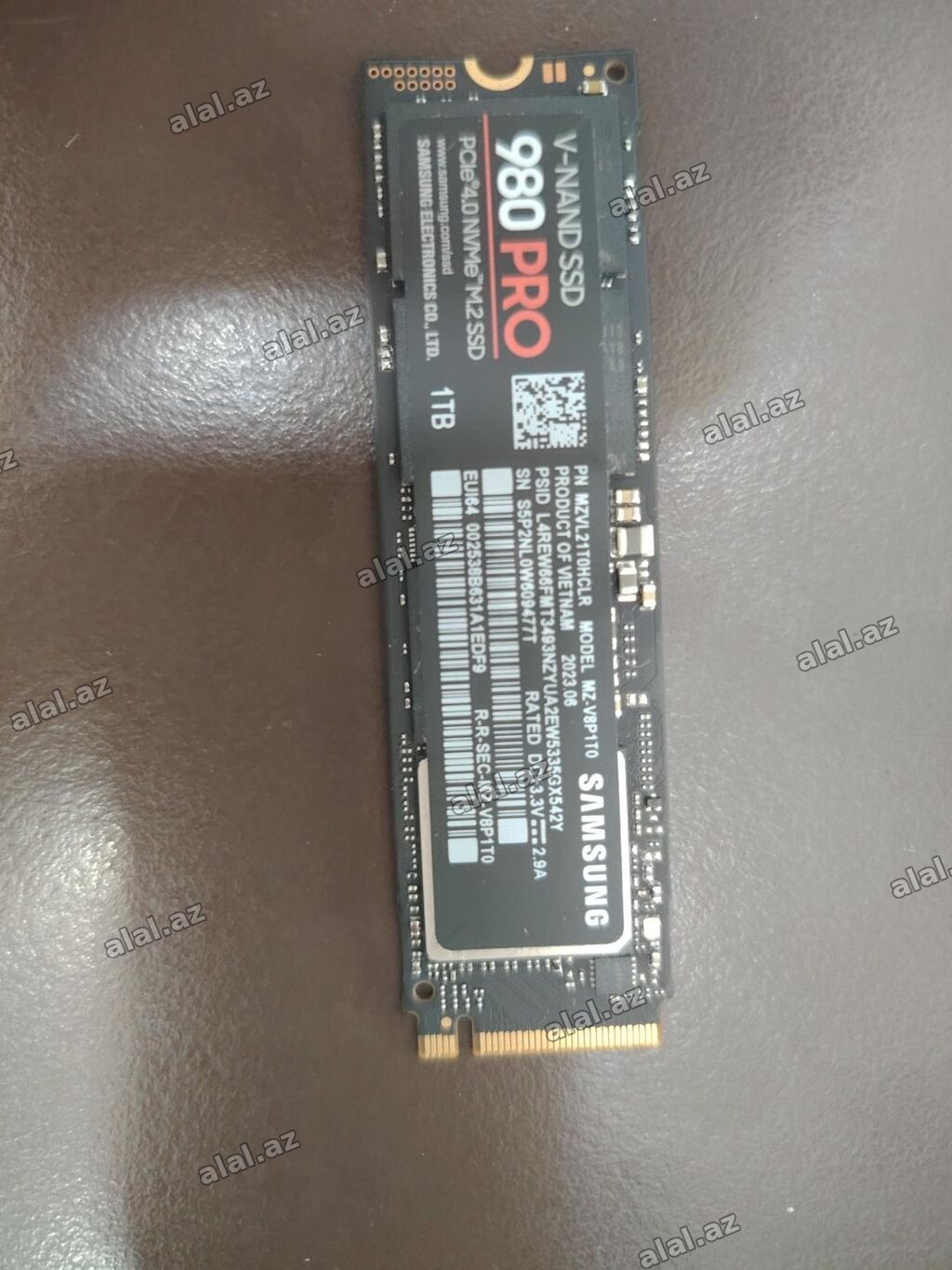 Samsung 980 PRO NVMe M.2 SSD – 1TB 100% - Model: Samsung V-NAND SSD