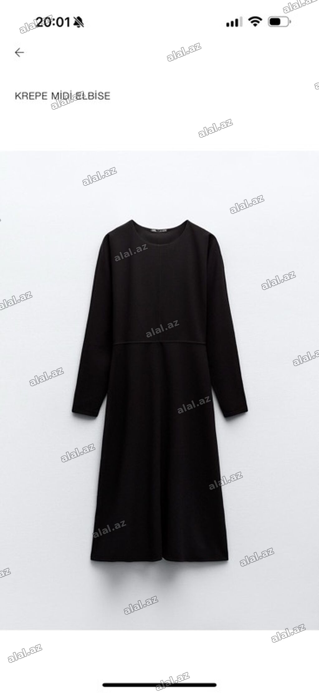 Zara don 1 defe geyilib. M-L