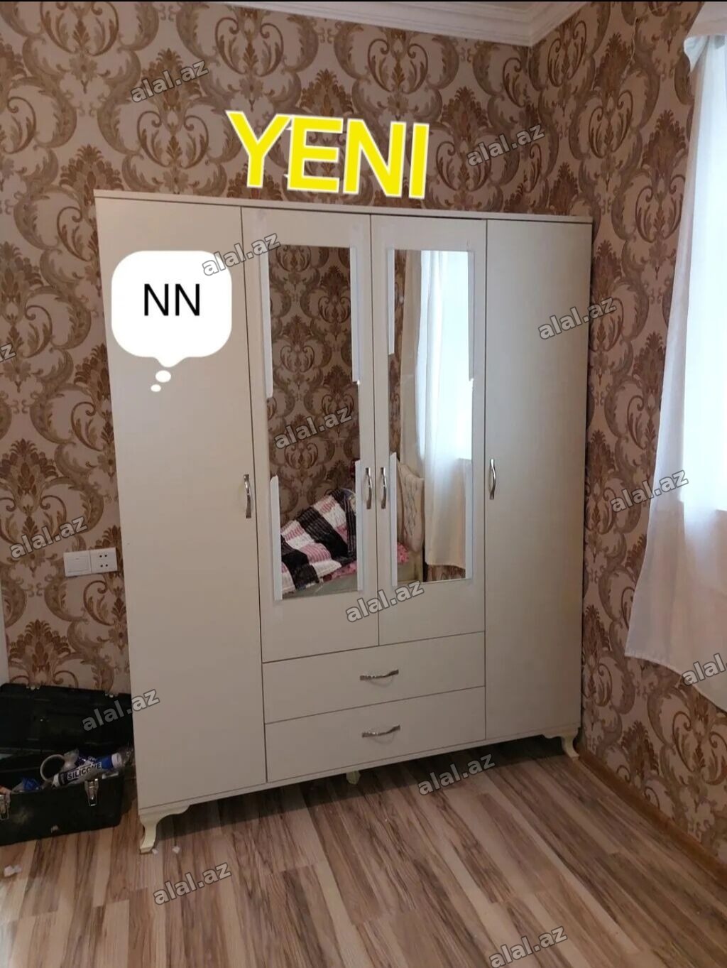 Dolab 1 qapi 2 qapi 3 qapi 4 qapi metbex mebeli qonag otagi yatag