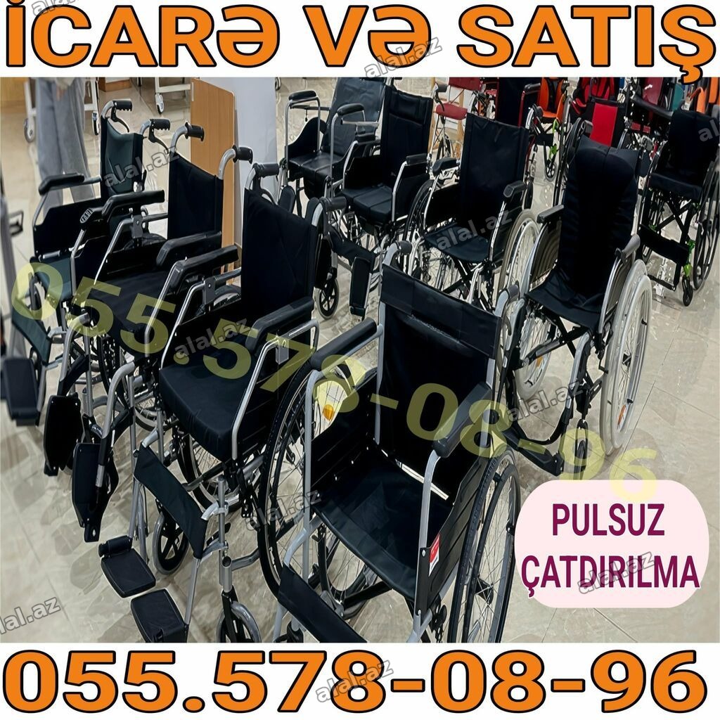 İcarə və satış – əlil arabaları Müxtəlif modellər: - Yüngül alüminium