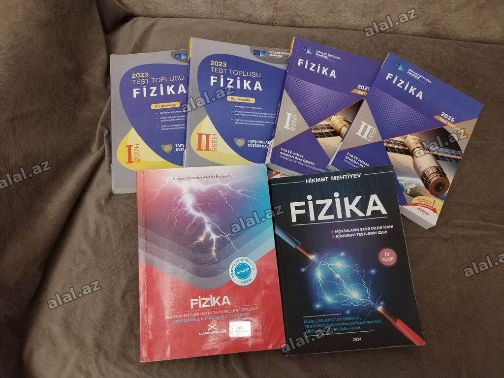 Fizika üzrə hazırlıq üçün kitablar dəsti - Dövlət İmtahan Mərkəzinin