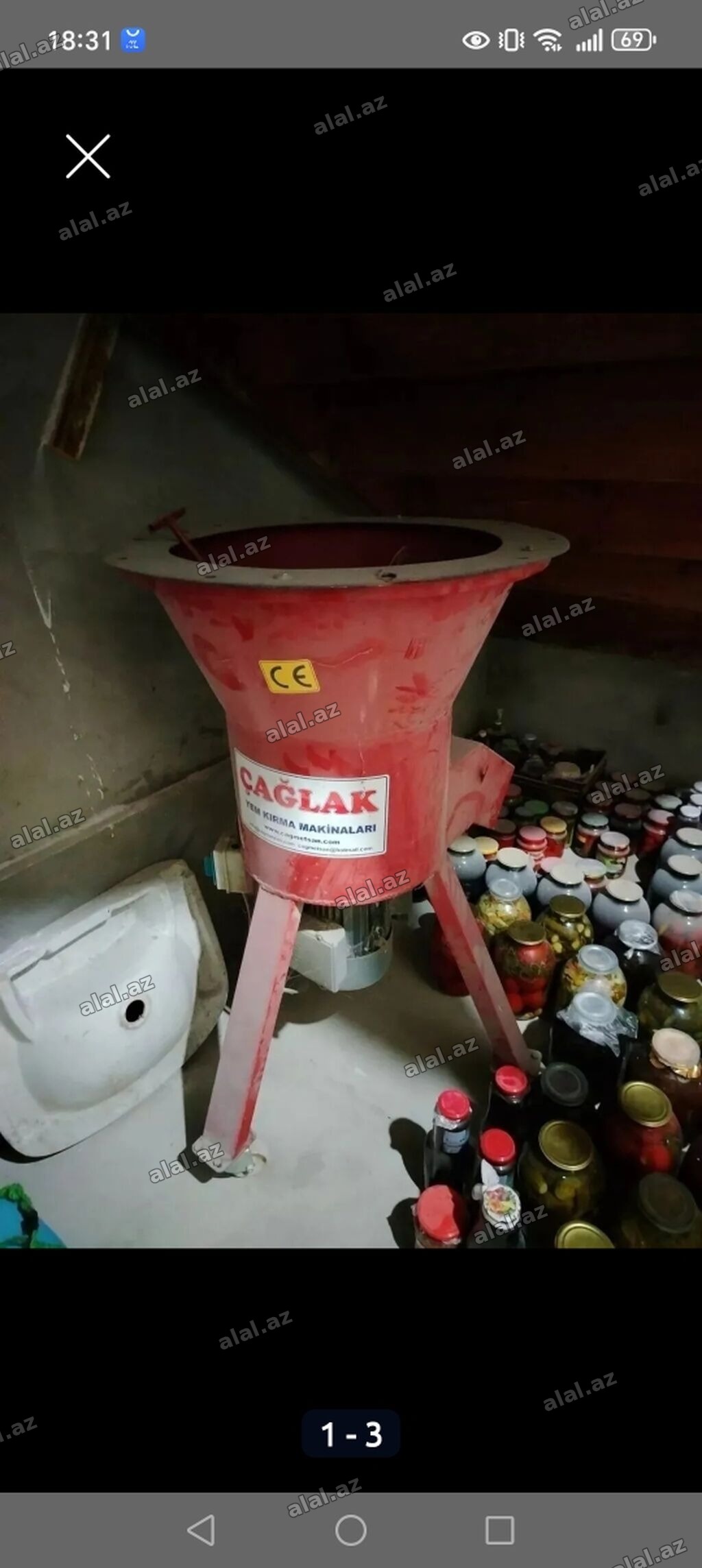 Helep kecsi ile deyslir super isleyir yem ot arpa bugda cekir