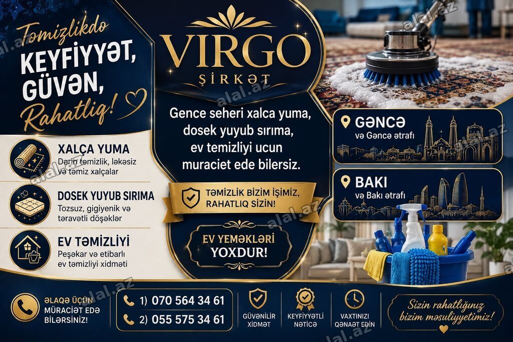 Təmizlik | Mənzillər | Ümumi təmizlik