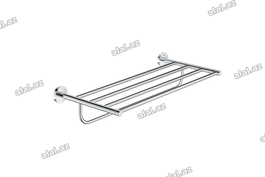 GROHE Essentials 40800001 – Hamam üçün çoxfunksiyalı dəsmal rəfi 🟢