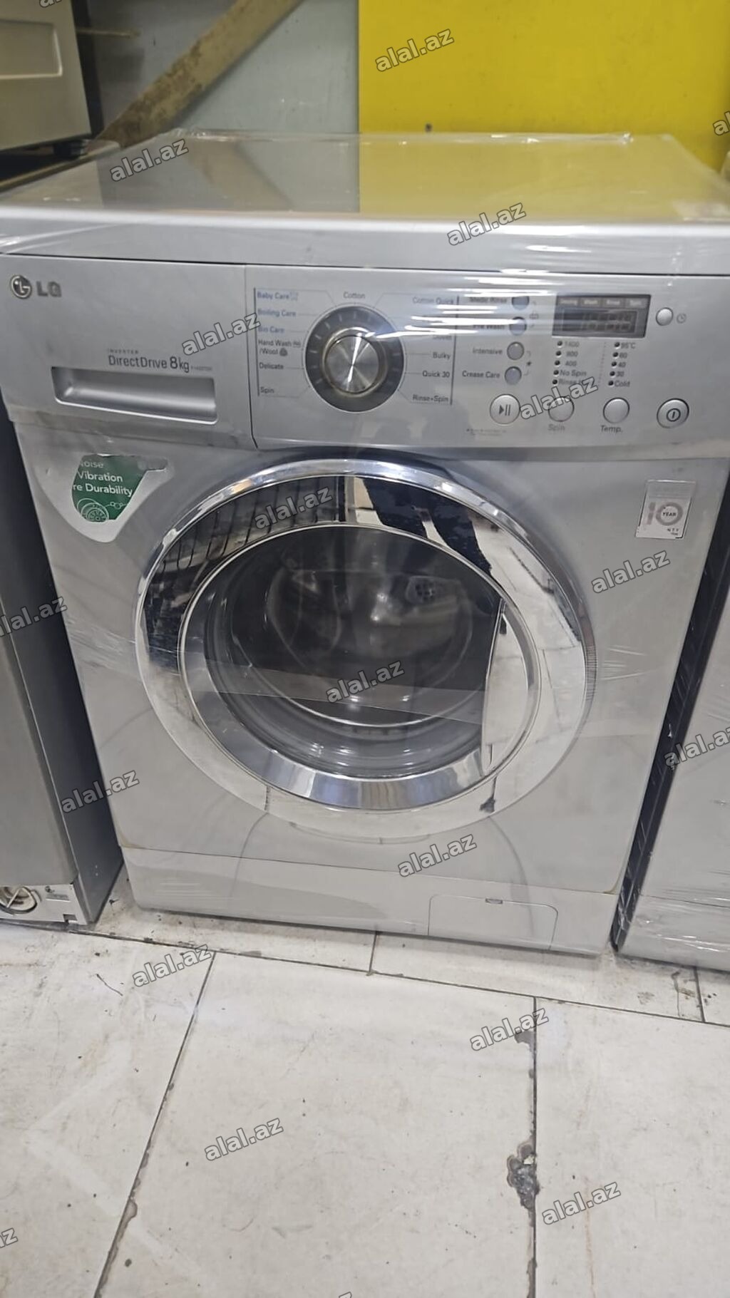 LG paltaryuyan maşın – Inverter Direct Drive, 8 kq Xüsusiyyətlər: -
