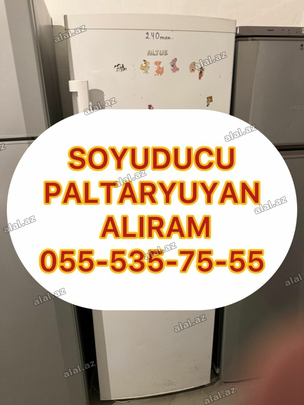 İşlənmiş 2 qapılı Bosch Soyuducu Alınır