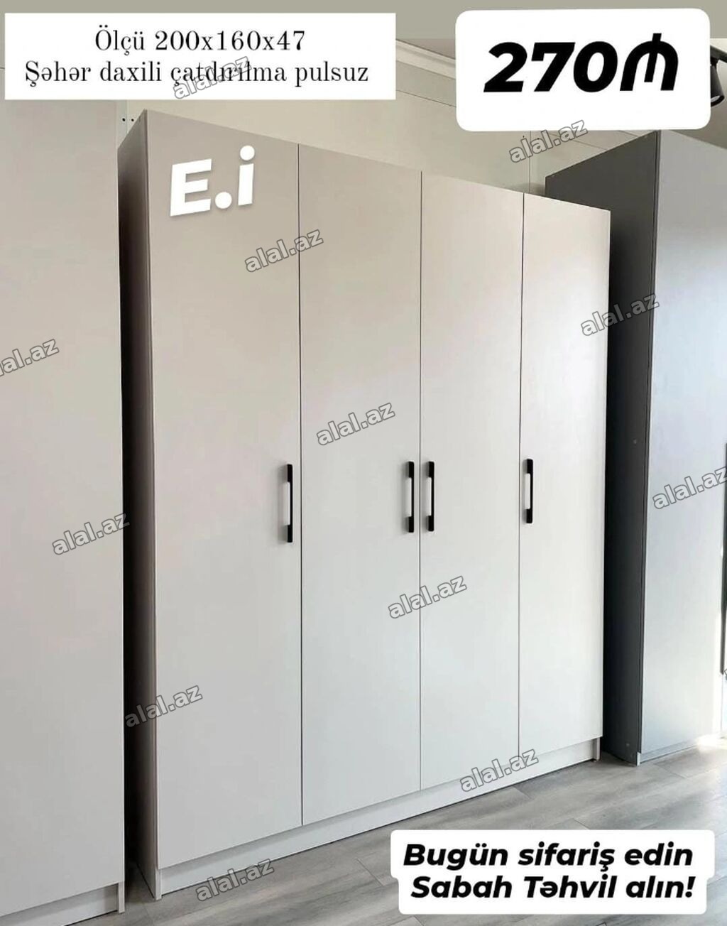 4 qapılı dolab Yep yeni 270 azn rəng seçimi var çatdırılma var