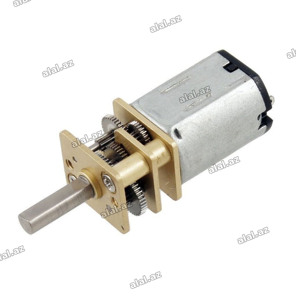 Başlıq: 6V 150 RPM DC Motor UHP – 12 mm mikro reduktorlu Təsvir